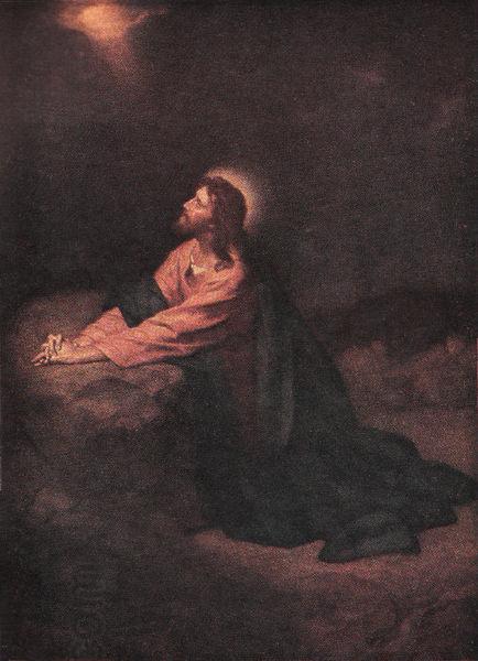 Ludwig von Hofmann Christ in Gethsemane oil painting picture